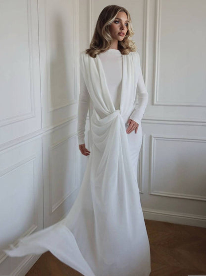 Irregular Ribbon Design Maxi Dress