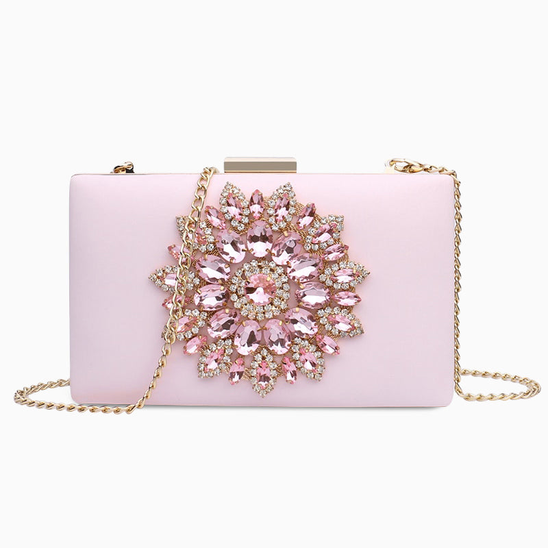 Diamond Studded Evening Clutch by Jennifer