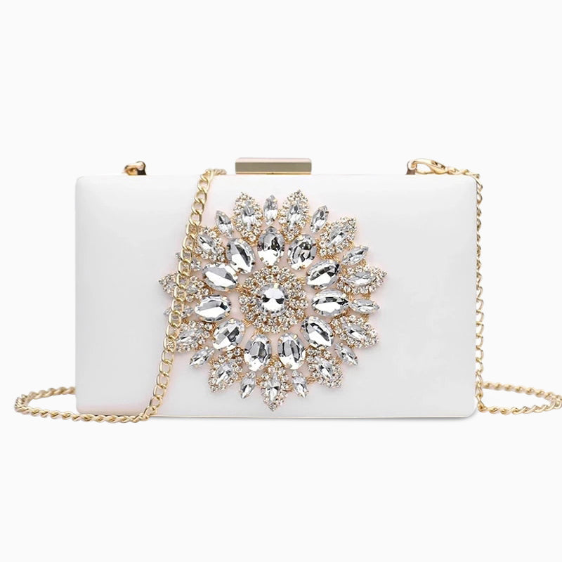 Diamond Studded Evening Clutch by Jennifer