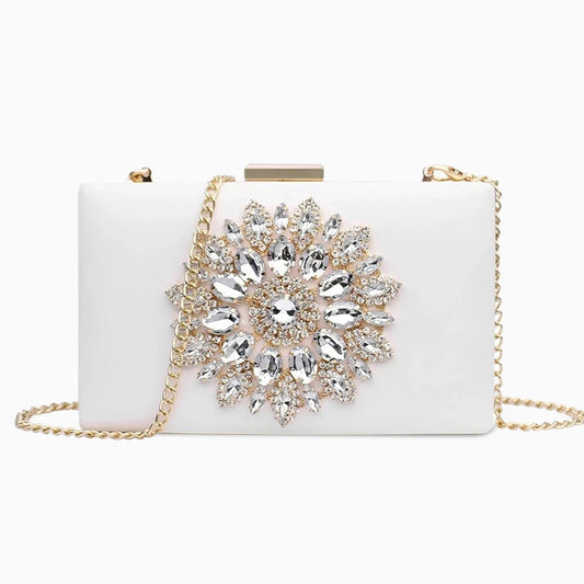 Diamond Studded Evening Clutch by Jennifer