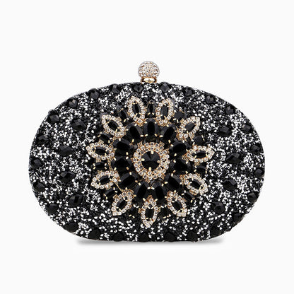 Solar Rhinestone Clutch Bag by Genesis