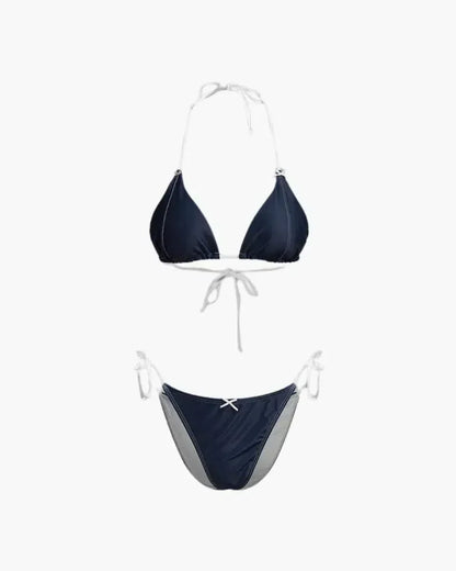 | Contrast Design Y2K Bikini Set