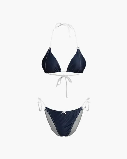 | Contrast Design Y2K Bikini Set