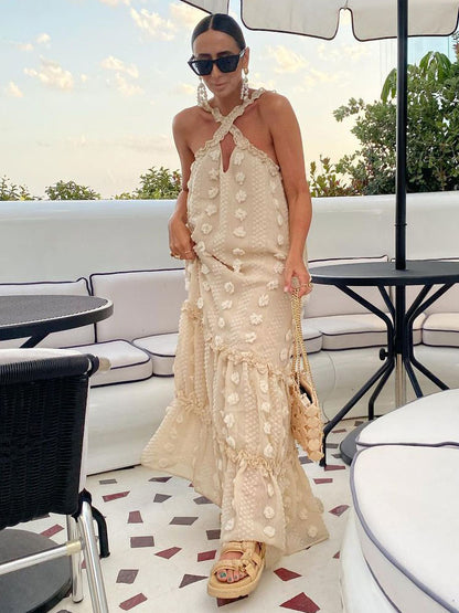 Sleeveless Maxi Dress Casual Oversized Floor Length Dress