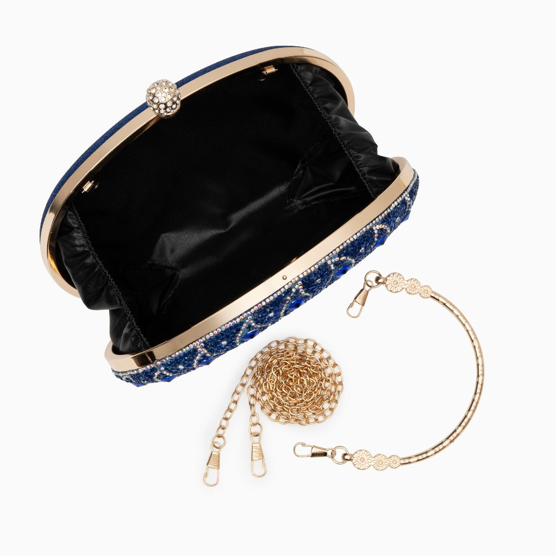 Madyson Clutch Bag with Rhinestones