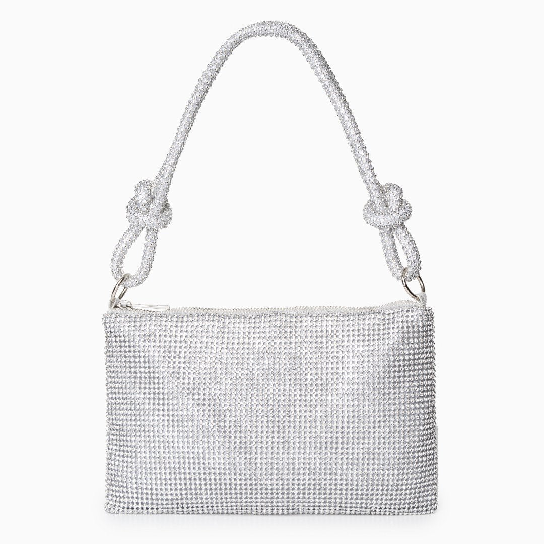 Rhinestone Embellished Shoulder Bag by Shelley