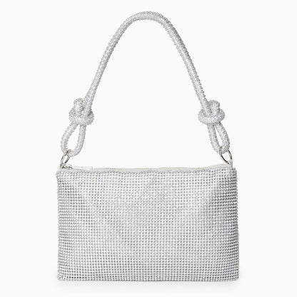 Rhinestone Embellished Shoulder Bag by Shelley