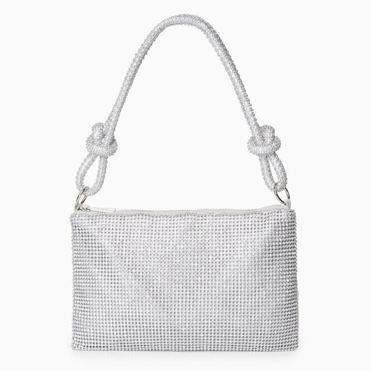 Rhinestone Embellished Shoulder Bag by Shelley