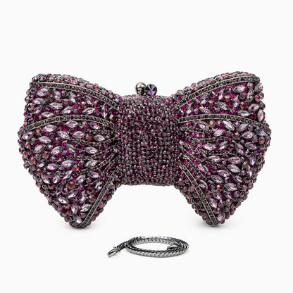 Purple Isabella Clutch Bag