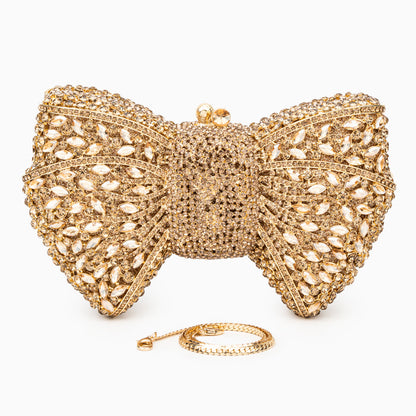 Gold Isabella Clutch Bag