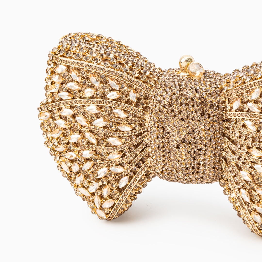 Gold Isabella Clutch Bag