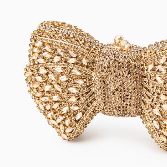 Gold Isabella Clutch Bag