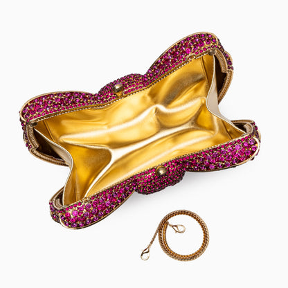 Hot Pink Isabella Clutch Bag