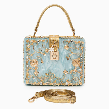Sky Blue Acrylic Handbag Box