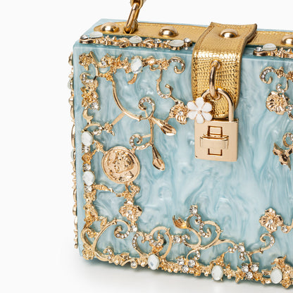 Sky Blue Acrylic Handbag Box
