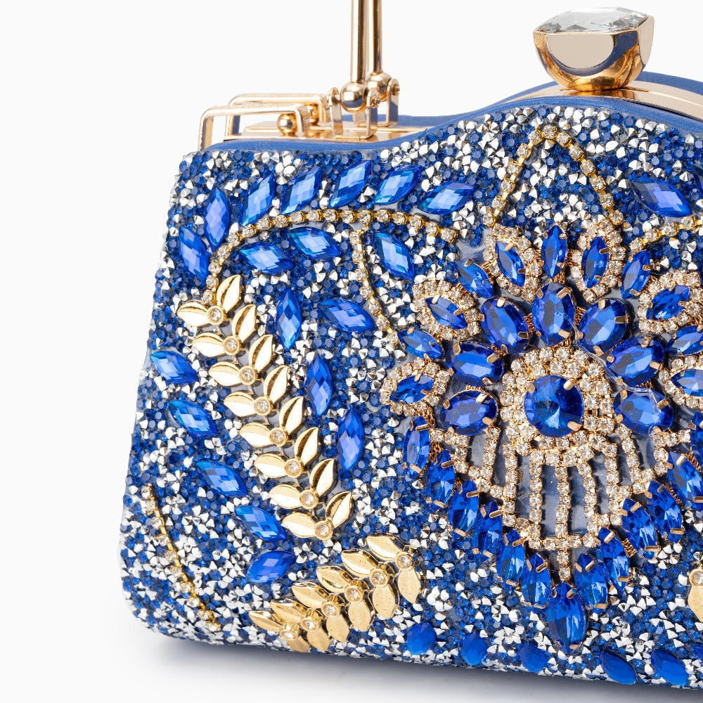 Diamond Encrusted Clutch Bag by Renee