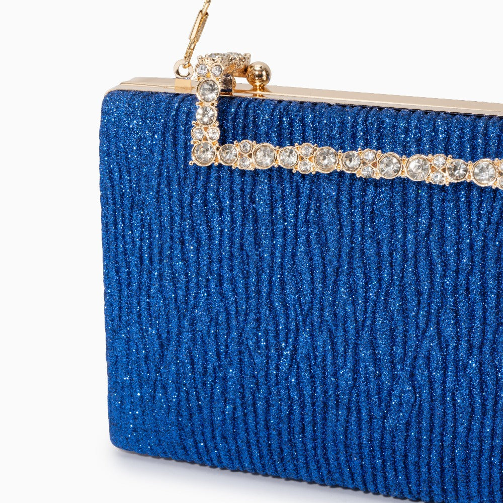 Pleated Clutch Bag by Maria