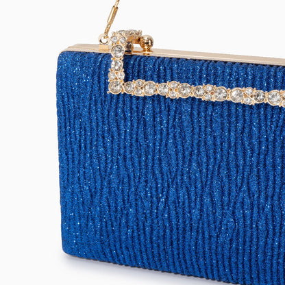 Pleated Clutch Bag by Maria