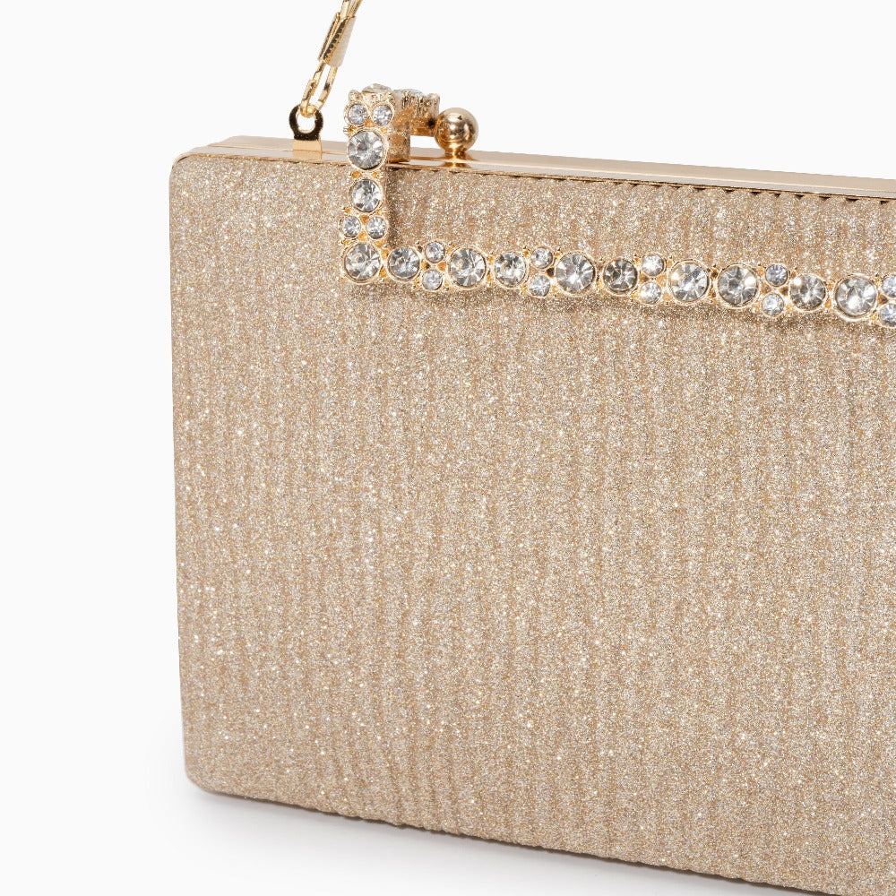Pleated Clutch Bag by Maria