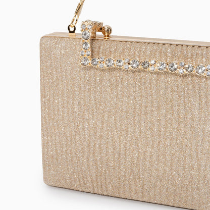 Pleated Clutch Bag by Maria