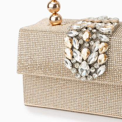 Rhinestone Embellished Handbag by Anisha