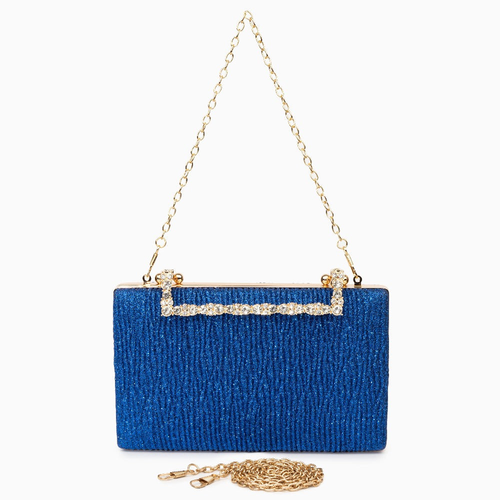 Pleated Clutch Bag by Maria