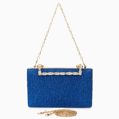 Pleated Clutch Bag by Maria
