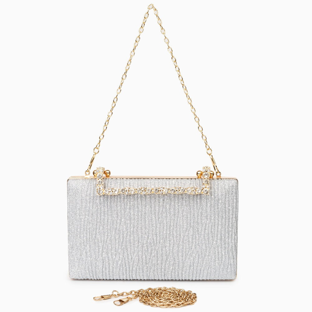 Pleated Clutch Bag by Maria