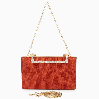 Pleated Clutch Bag by Maria
