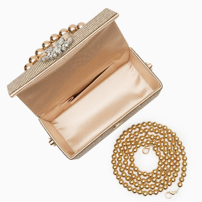 Rhinestone Embellished Handbag by Anisha