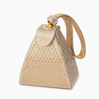 Pyramid Crystal Handbag
