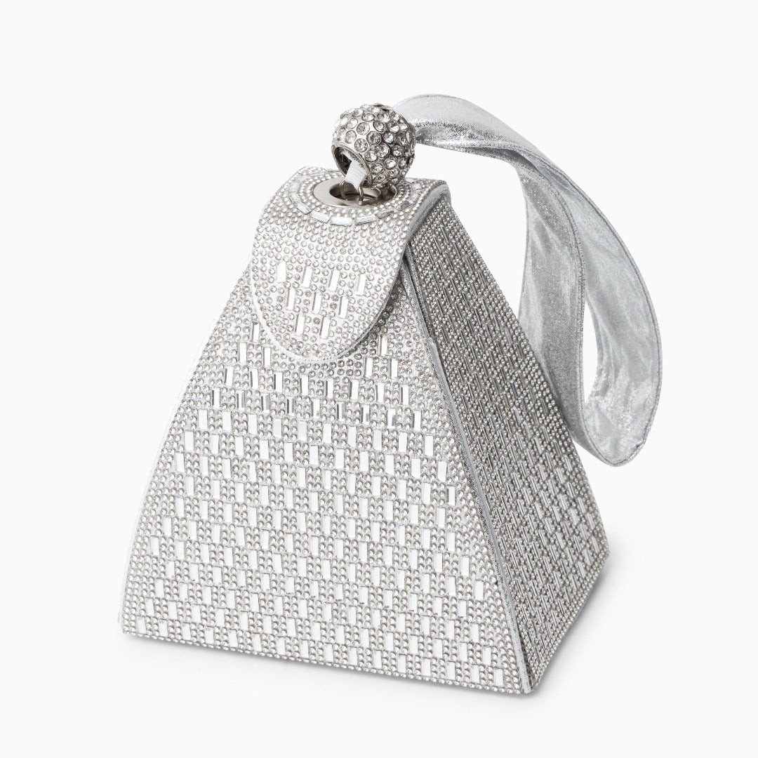 Pyramid Crystal Handbag