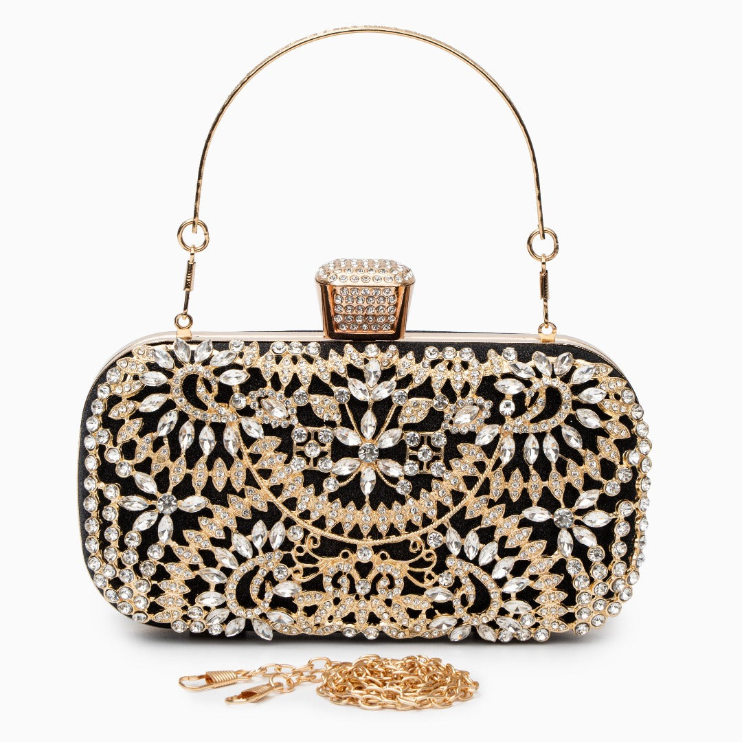 Elegant Floral Clutch Bag