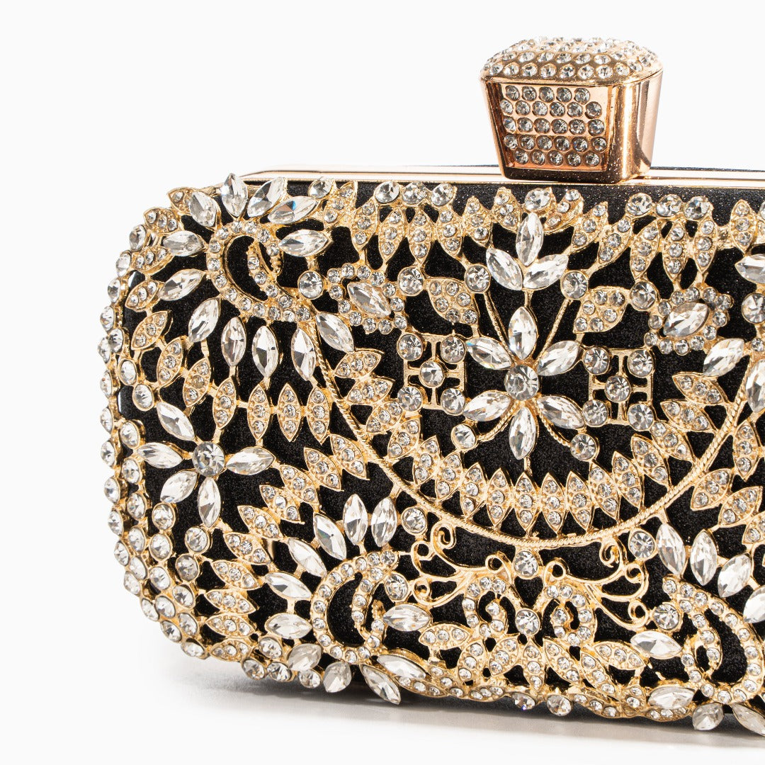 Elegant Floral Clutch Bag