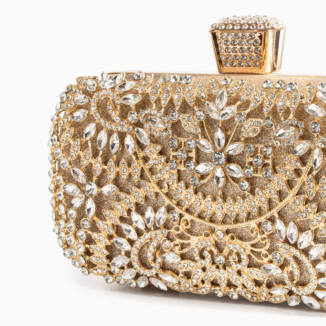 Elegant Floral Clutch Bag