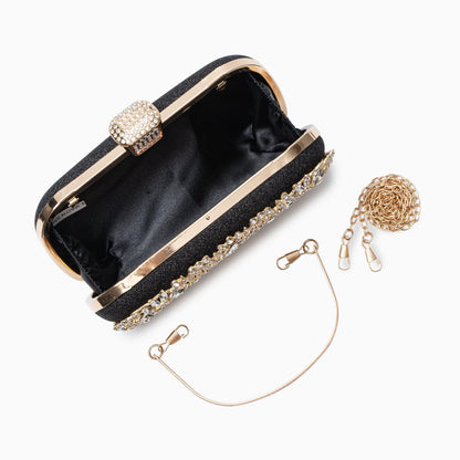Elegant Floral Clutch Bag