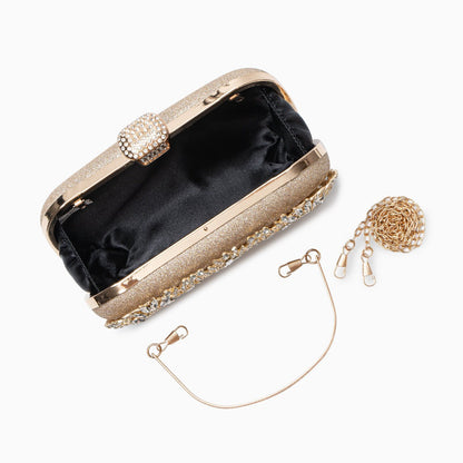 Elegant Floral Clutch Bag