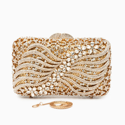 Rhea Crystal Clutch Bag