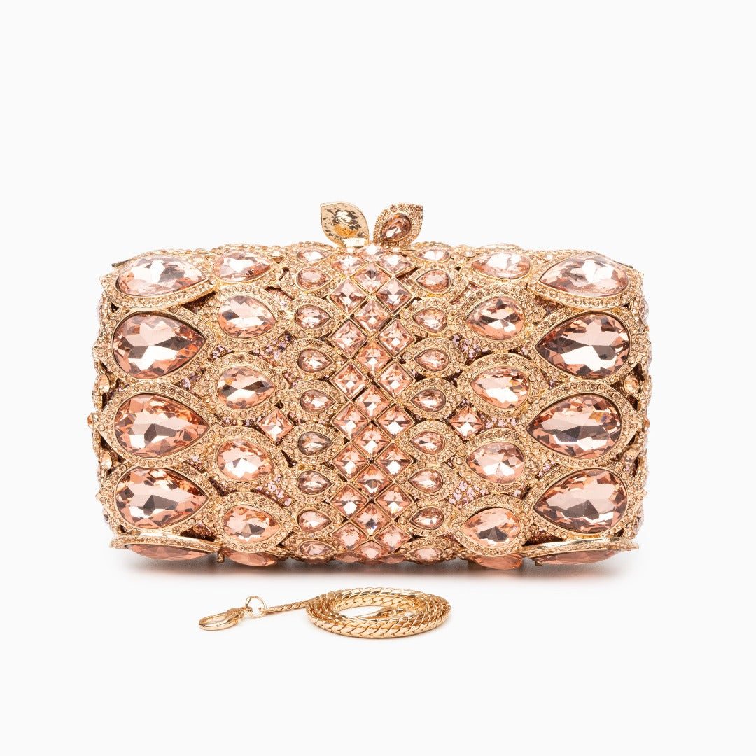 Rhinestone Crystal Clutch Bag by Reina
