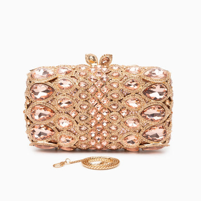 Rhinestone Crystal Clutch Bag by Reina