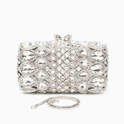 Rhinestone Crystal Clutch Bag by Reina