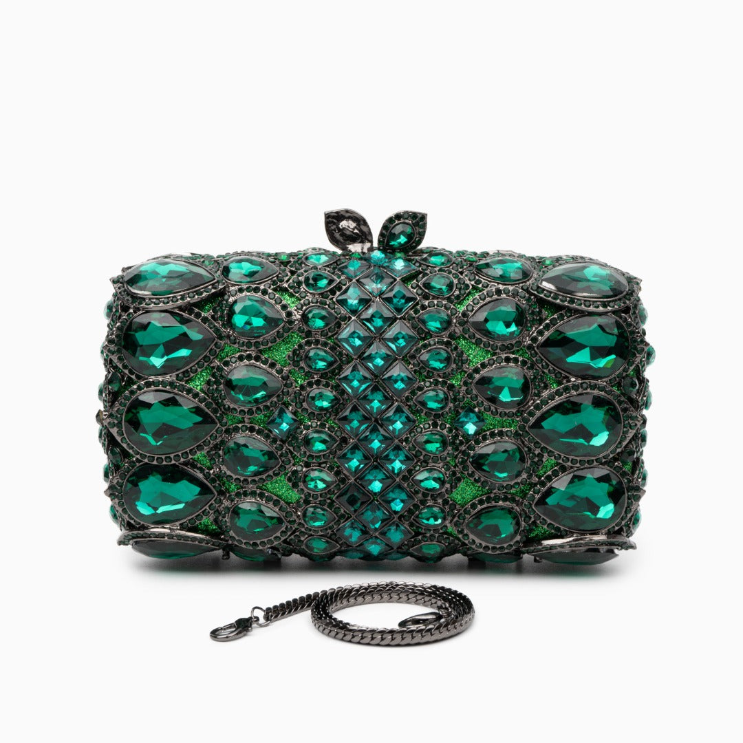 Rhinestone Crystal Clutch Bag by Reina