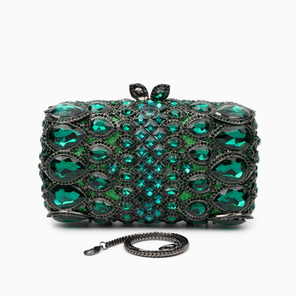Rhinestone Crystal Clutch Bag by Reina