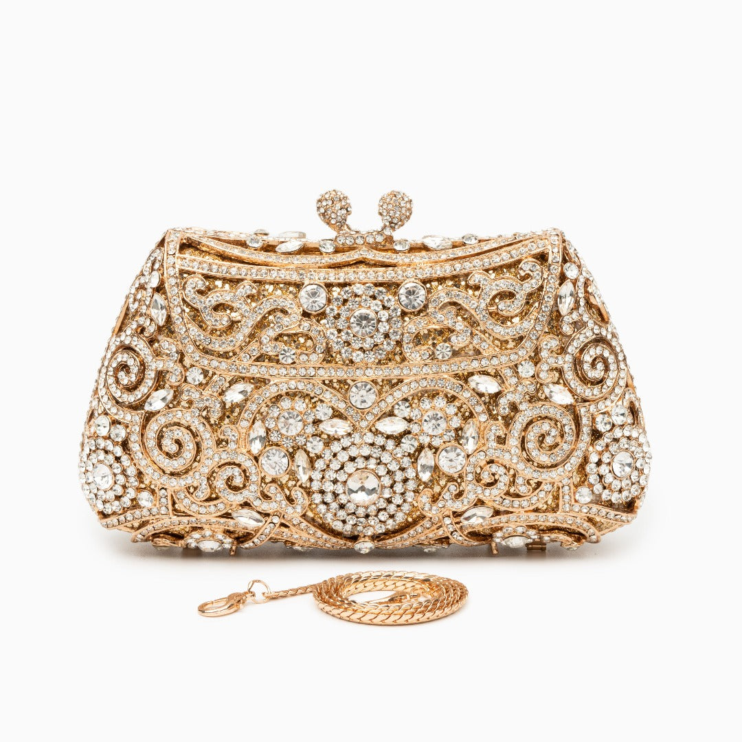 Ayanne Crystal Clutch Bag