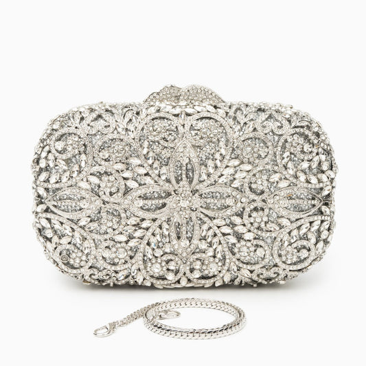 Athena Rhinestone Clutch Bag