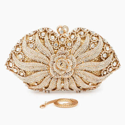 Rhinestone Clutch Bag by Valerie