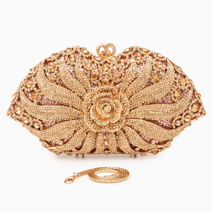 Rhinestone Clutch Bag by Valerie