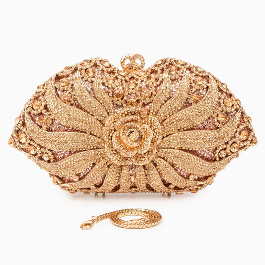 Rhinestone Clutch Bag by Valerie
