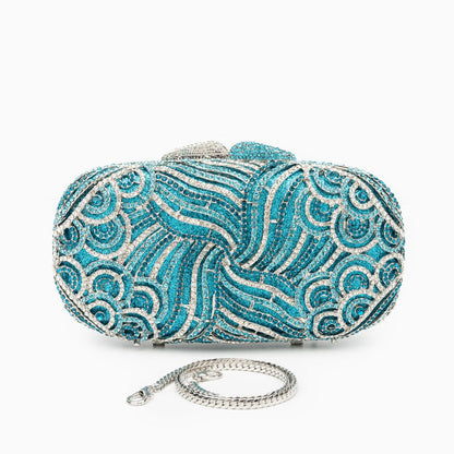 Rhinestone Clutch Bag by Evelyn