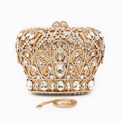 Crystal Crown Evening Bag